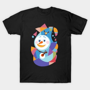 Portrait of Snowman 2 T-Shirt